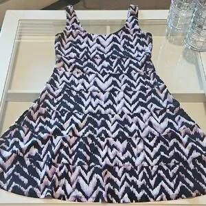 Dress Barn | Dresses | Dress Barn Black And White Sleeveless Fit And Flare  Dress | Poshmark
